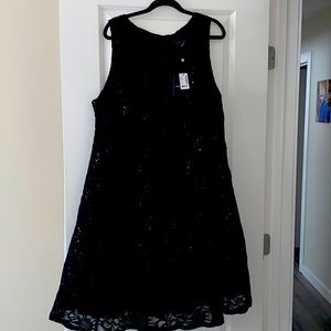 Black cocktail dress.